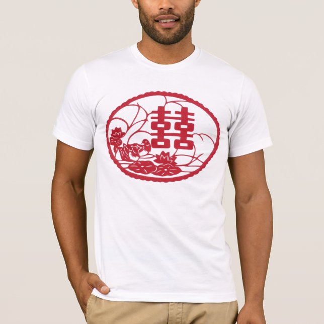 Camiseta Patos dobro da árvore da felicidade (Frente)