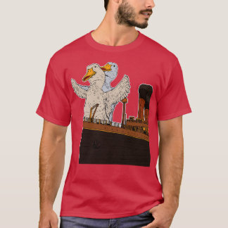 Camiseta Patos Engraçados Homens do Pun Homens Mulheres Pat