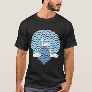 Camiseta Patos inspirados no beisebol em Pond Runners On