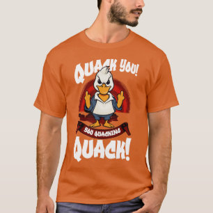 Camiseta Patos Irritados Homens do Pun Homens Mulheres Pato