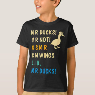 Camiseta Patos M R Patos M R Não O S M R Cm Wangs Lib M R P