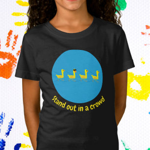 Camiseta Patos Motivacionais Fofos que se Destacam