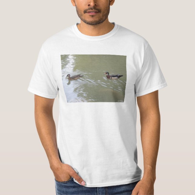 Camiseta Patos Nadando  (Frente)