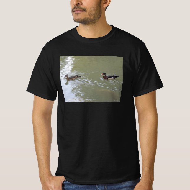 Camiseta Patos nadando  (Frente)