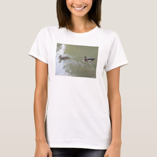 Camiseta Patos Nadando (Frente)