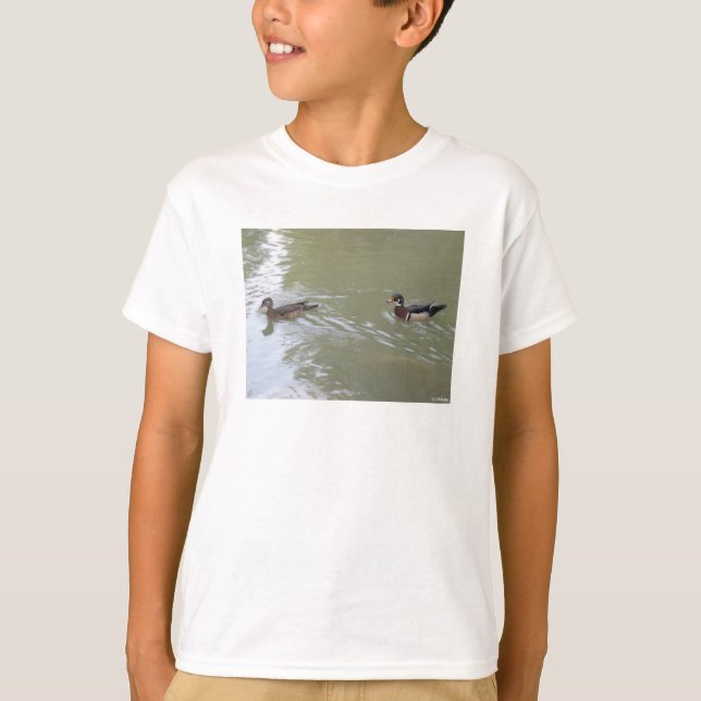 Camiseta Patos Nadando (Frente)
