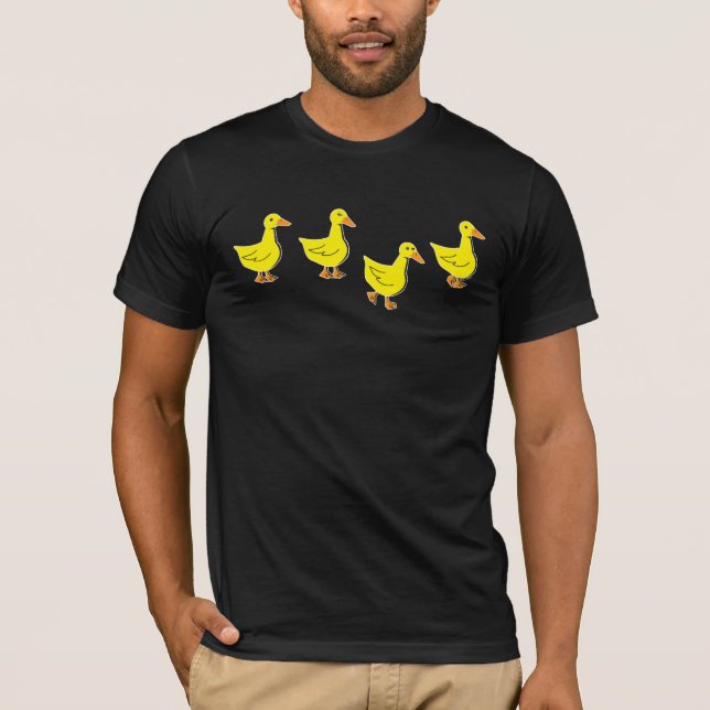 Camiseta Patos Não Em Fila (Frente)