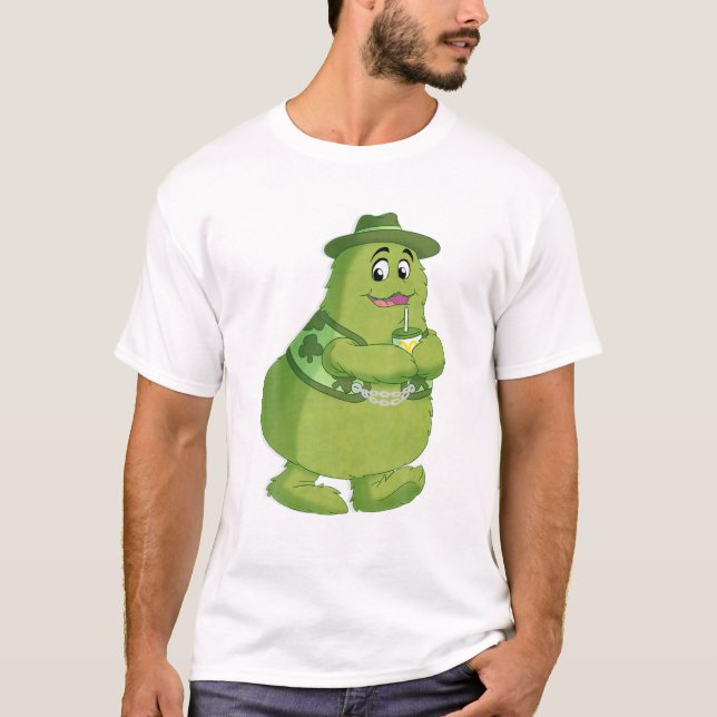 Camiseta Patrão dos Brinquedos Retro da Comida Rápida Irlan (Frente)