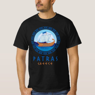 Camiseta Patras, Grécia de Design de navio grego