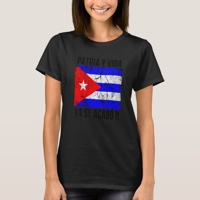 Camiseta Pátria E Vida Cuba (Frente)