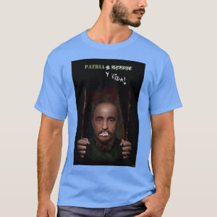 Camiseta Pátria e vida Cuba Fanart