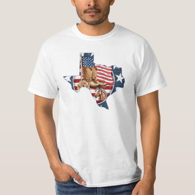 Camiseta Pátria EUA Texas (Frente)