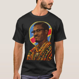 Camiseta Patrice Lumumba - Camisa de arte Pan-Afri