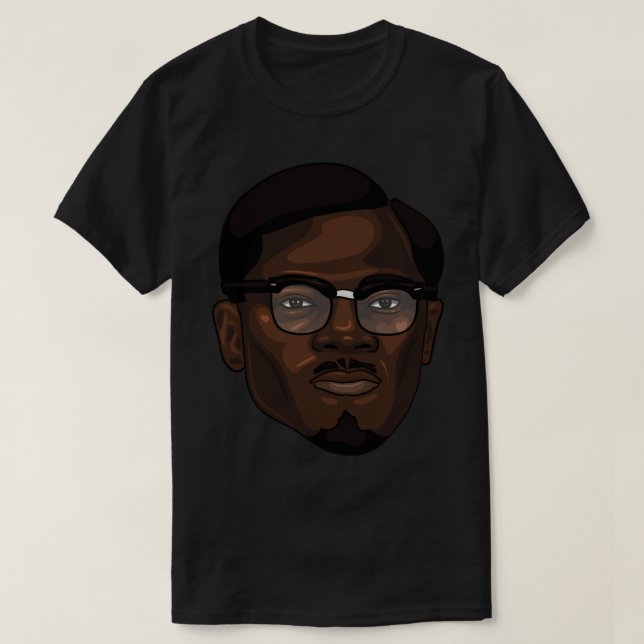 Camiseta Patrice Lumumba Sticker (Frente do Design)