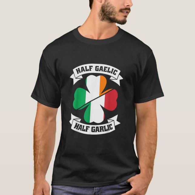 Camiseta Patrício Irlandês de Meia Gaélico de Meia Santo de (Frente)