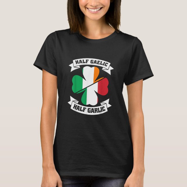 Camiseta Patrício Irlandês de Meia Gaélico de Meia Santo de (Frente)