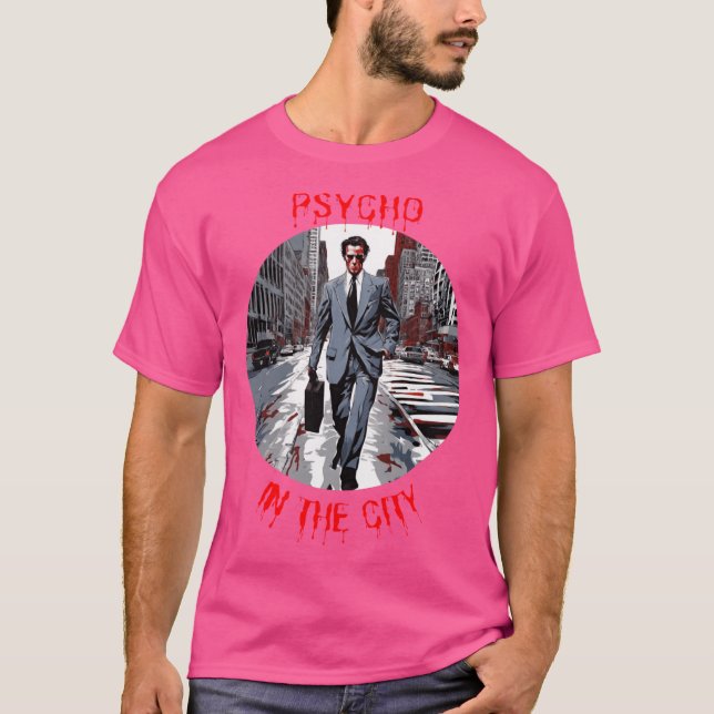 Camiseta Patrick Bateman retrô (Frente)