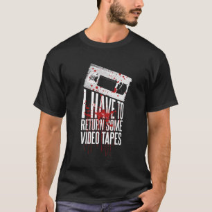 Camiseta Patrick Bateman tenho que devolver uma fita de víd