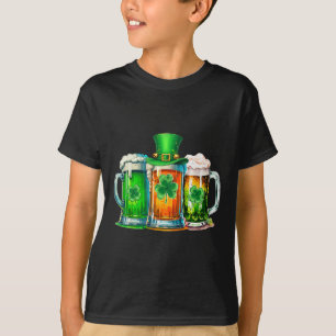 Camiseta Patrick Day Irish Ireland Flag Green Beer