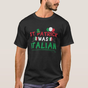 Camiseta Patrick era Rua italiana, dia de Patrick, Gi engra
