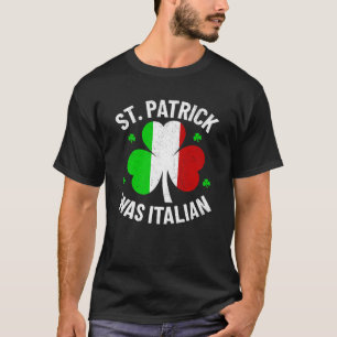 Camiseta Patrick era uma Rua engraçada italiana. Dia de Pat