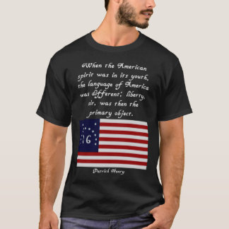 Camiseta Patrick Henry Quote Flag Tee V. 2