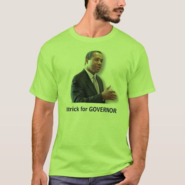 Camiseta Patrick para o GOVERNADOR (Frente)