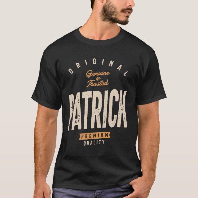 Camiseta Patrick Personalised Name - Patrick Engraçado (Frente)