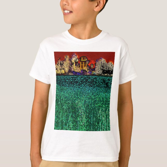 Camiseta Patrick Ranch, Chico, CA (em vermelho e verde) (Frente)