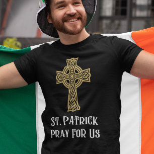 Camiseta Patrick Reze Por Nós, Católico Irlandês