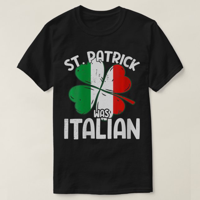Camiseta Patrick, Rua De Mulheres, Era Italiano Orgulhoso,  (Frente do Design)