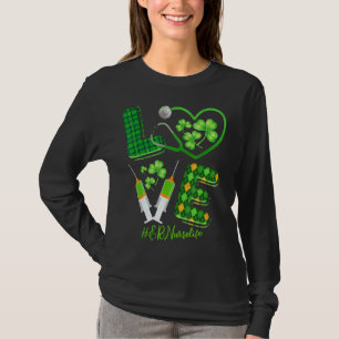 Camiseta Patrick S Er Enfermeira Life Irish Shamrocks