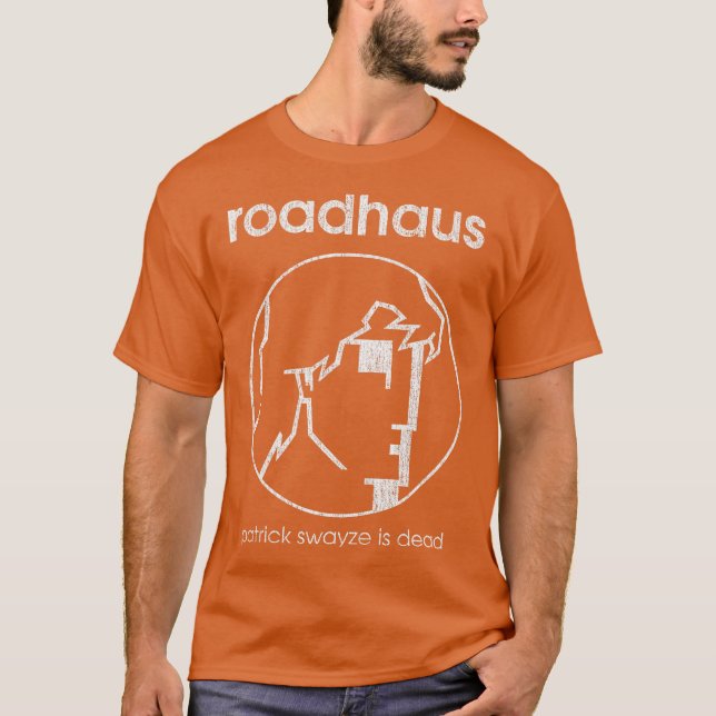 Camiseta Patrick Swayze está morto (Frente)