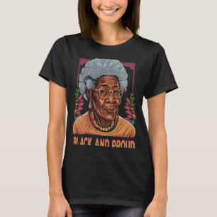 Camiseta Patrimônio Africano Americano Avó História Negra C