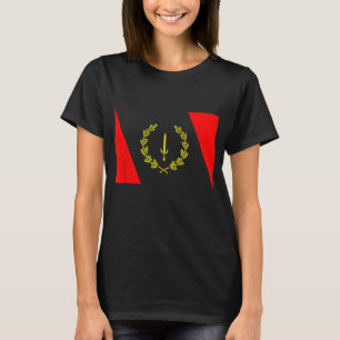 Camiseta Patrimônio Africano Americano Bandeira da História