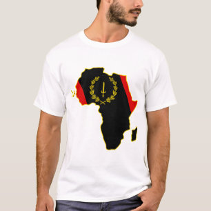 Camiseta Patrimônio Africano Americano Bandeira Negra Ameri