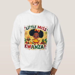 Camiseta Patrimônio Afro Americano Kwanaz da Menina Kwanza