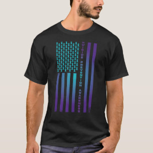 Camiseta Patrimônio Americano Bandeira Prevenção Suicida Aw