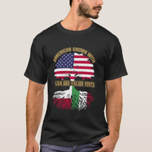 Camiseta Patrimônio Americano Cultivado com Raízes Polonesa