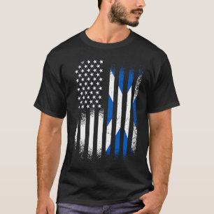 Camiseta Patrimônio Americano Escocês Mês da Escócia Patrio