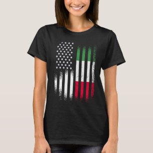Camiseta Patrimônio Americano Italiano Mês Patriot Grow