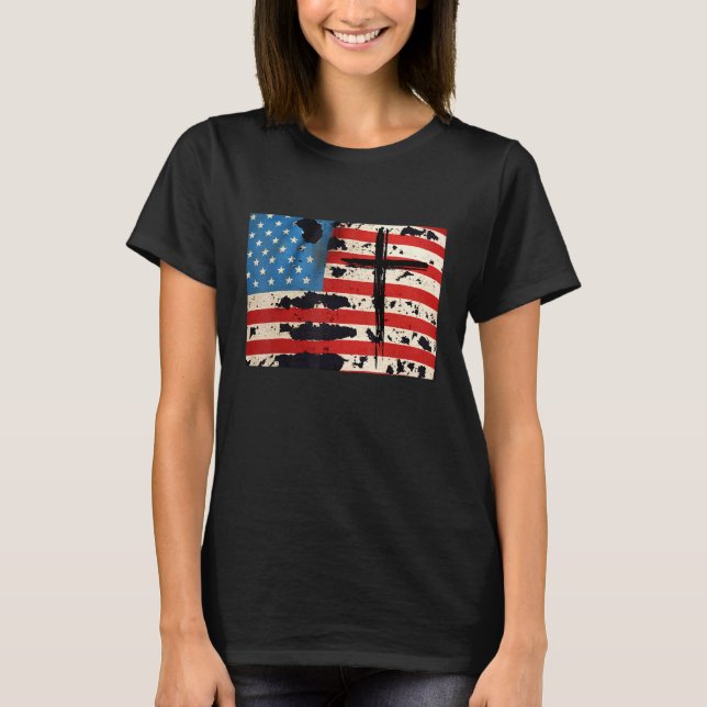 Camiseta Patrimônio Americano One Nation Un, Bandeira Ameri (Frente)