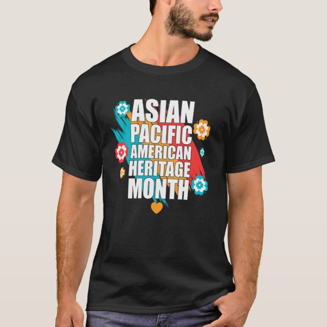 Camiseta Patrimônio Asiático Americano E Da Região Do Pacíf (Frente)