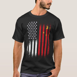 Camiseta Patrimônio Chinês Americano Mês China Patriot Cres