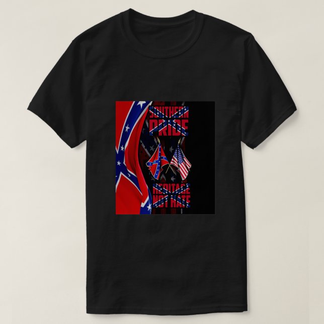 Camiseta Patrimônio da Bandeira Americana do Orgulho Austra (Frente do Design)