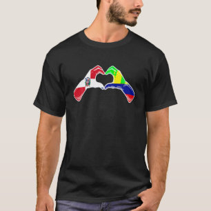 Camiseta Patrimônio da Bandeira da Colômbia Dominicana Colo