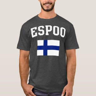 Camiseta Patrimônio da Bandeira da Finlândia Espoo