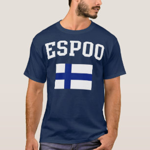 Camiseta Patrimônio da Bandeira da Finlândia Espoo