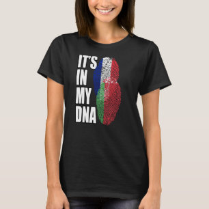 Camiseta Patrimônio Da Bandeira Do ADN Do Mistério Bielo-Fr