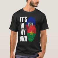 Patrimônio Da Bandeira Do Dna Do Haitiano E Burkin